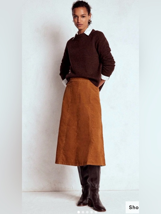 Boden Dresses & Skirts - NWT Boden Joy Cord Midi Skirt in Ginger Size 10